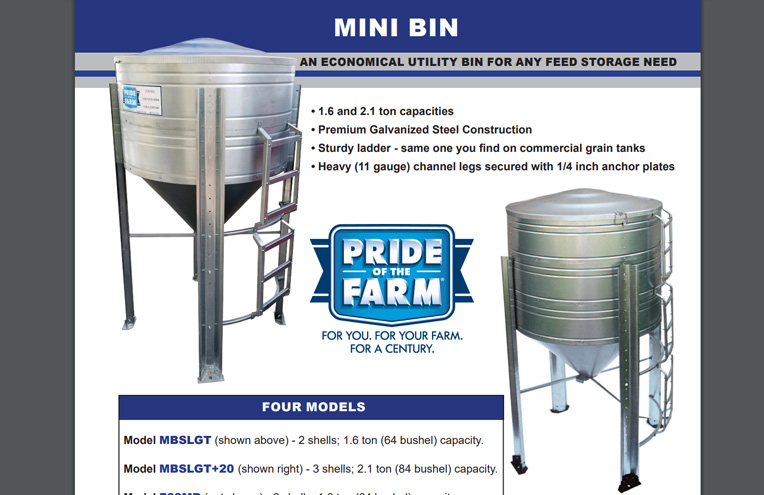 Pride of the Farm Mini-Bin